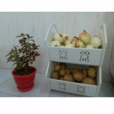 جاسیب زمینی و پیاز دو طبقه